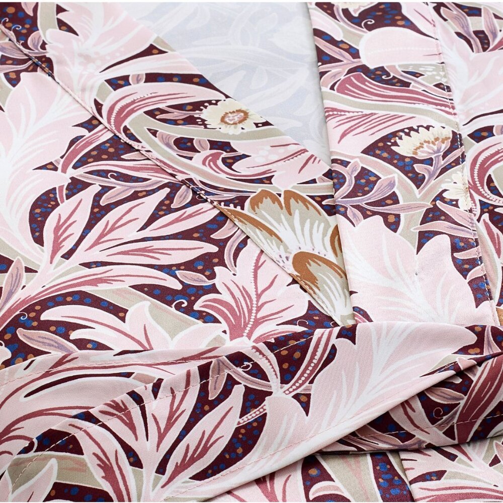 Pottery Barn Glinda Wicked Robe: Pink and Black Floral - Picture 3 of 3